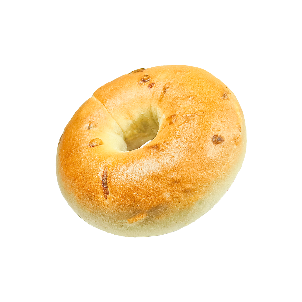Maalat At Malasang Roasted Onion Bagel